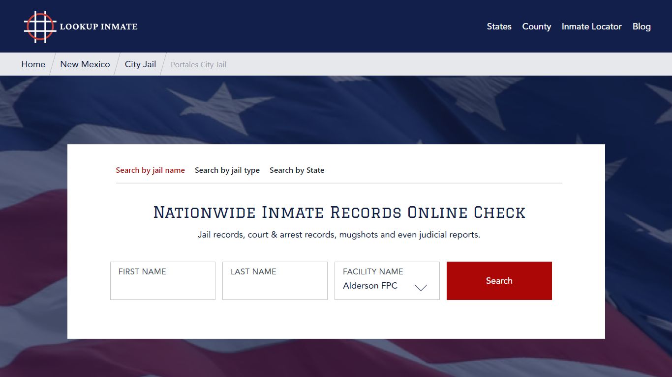 Portales City Jail in New Mexico - Lookup Inmate