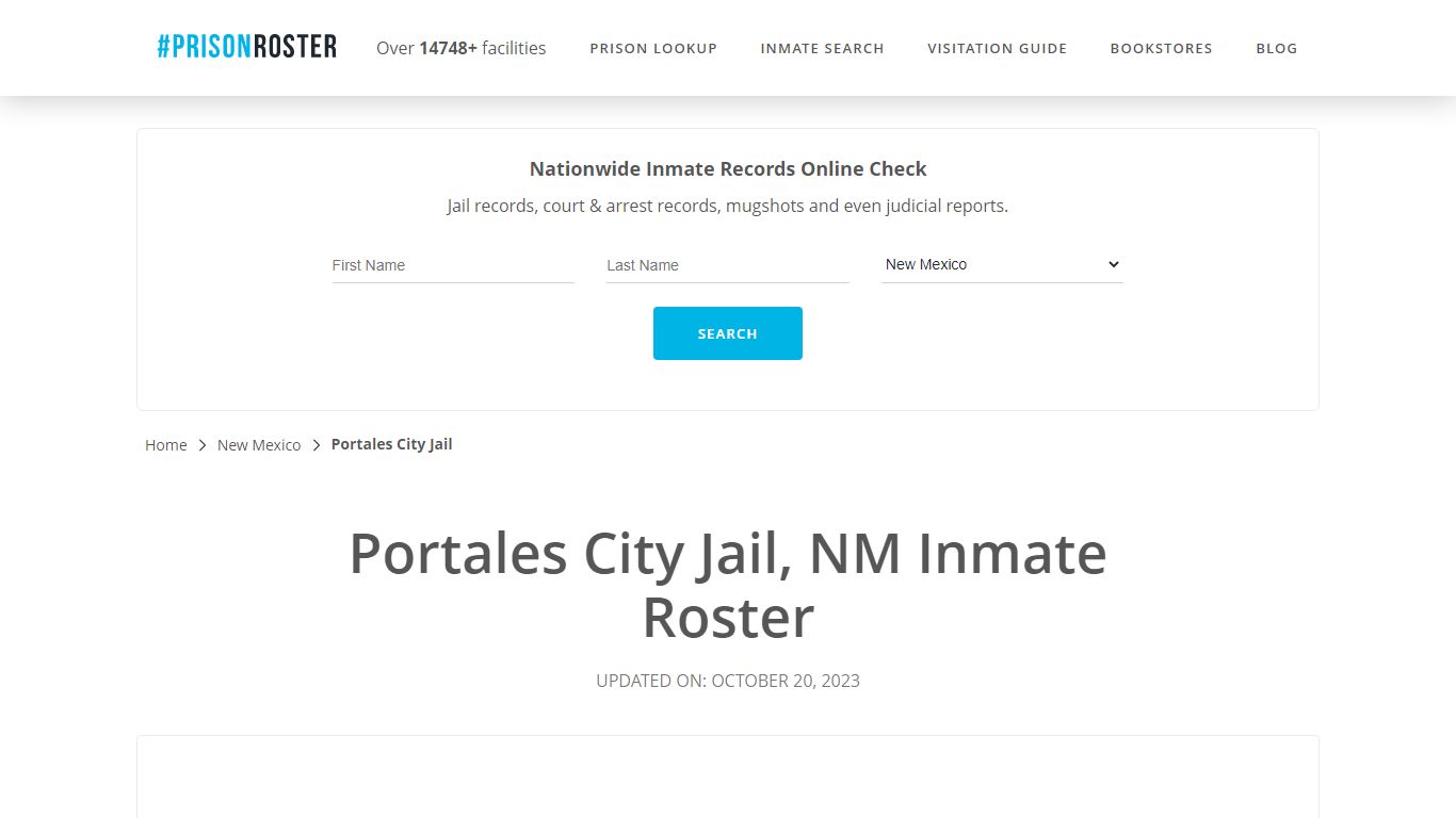 Portales City Jail, NM Inmate Roster - Prisonroster